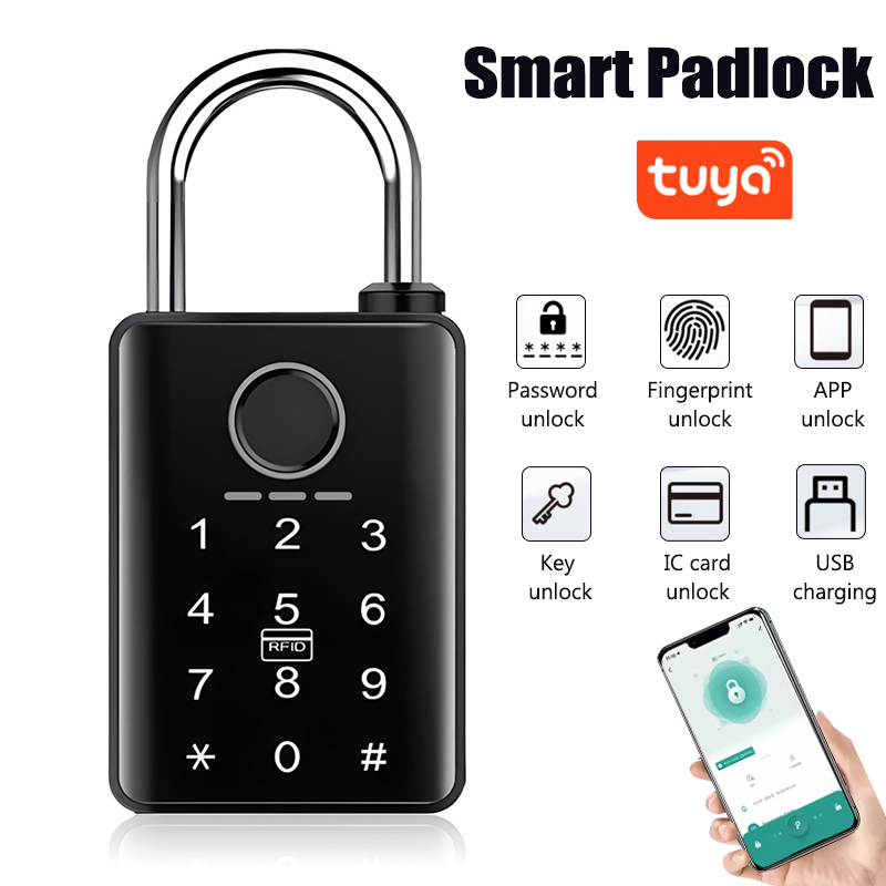 Smart Door Lock Wifi - Tuya Akıllı Kapı Kilidi Parmak İzi