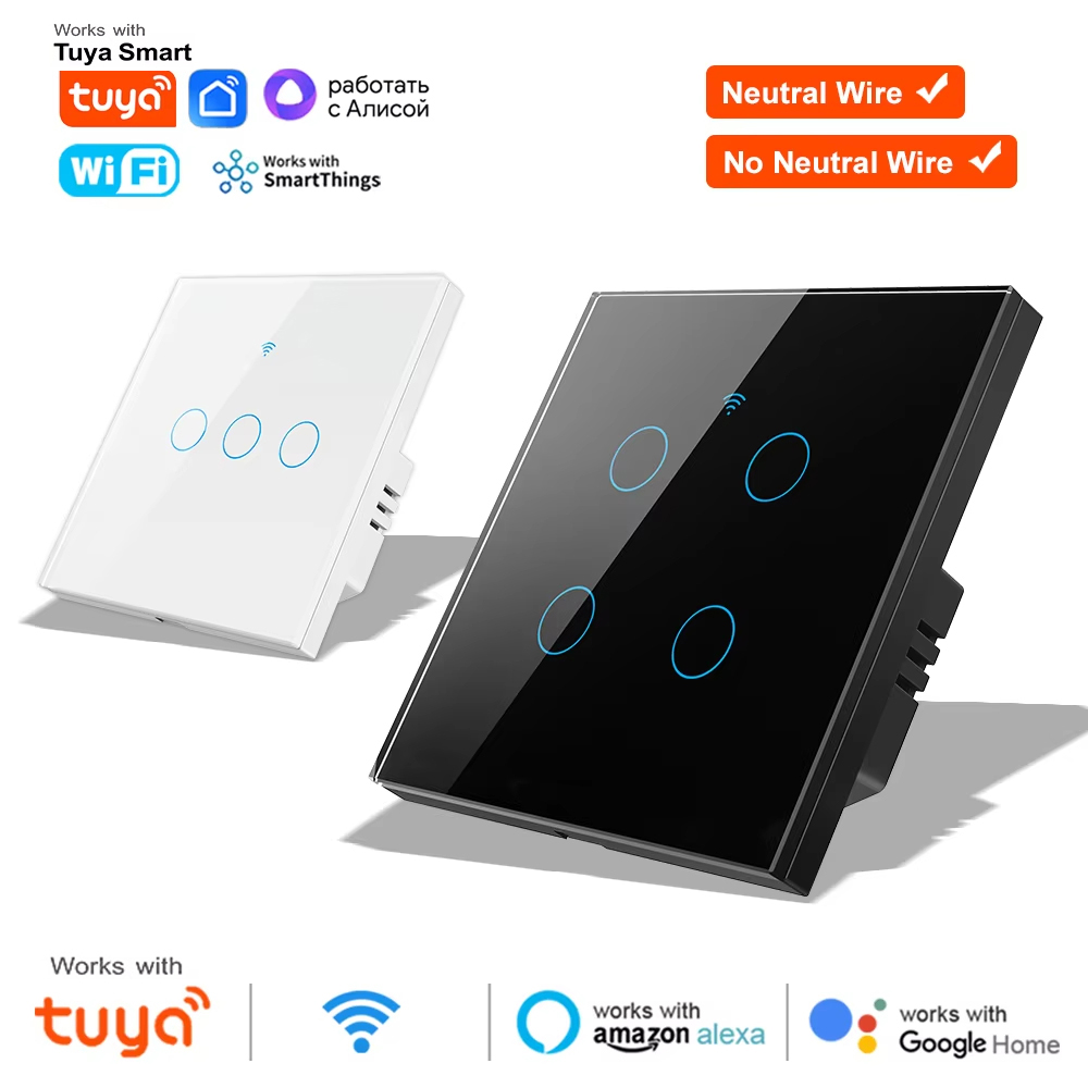 Smart Light Switch Wifi - WiFi RF 433mhz Dokunmatik Duvar Lambası