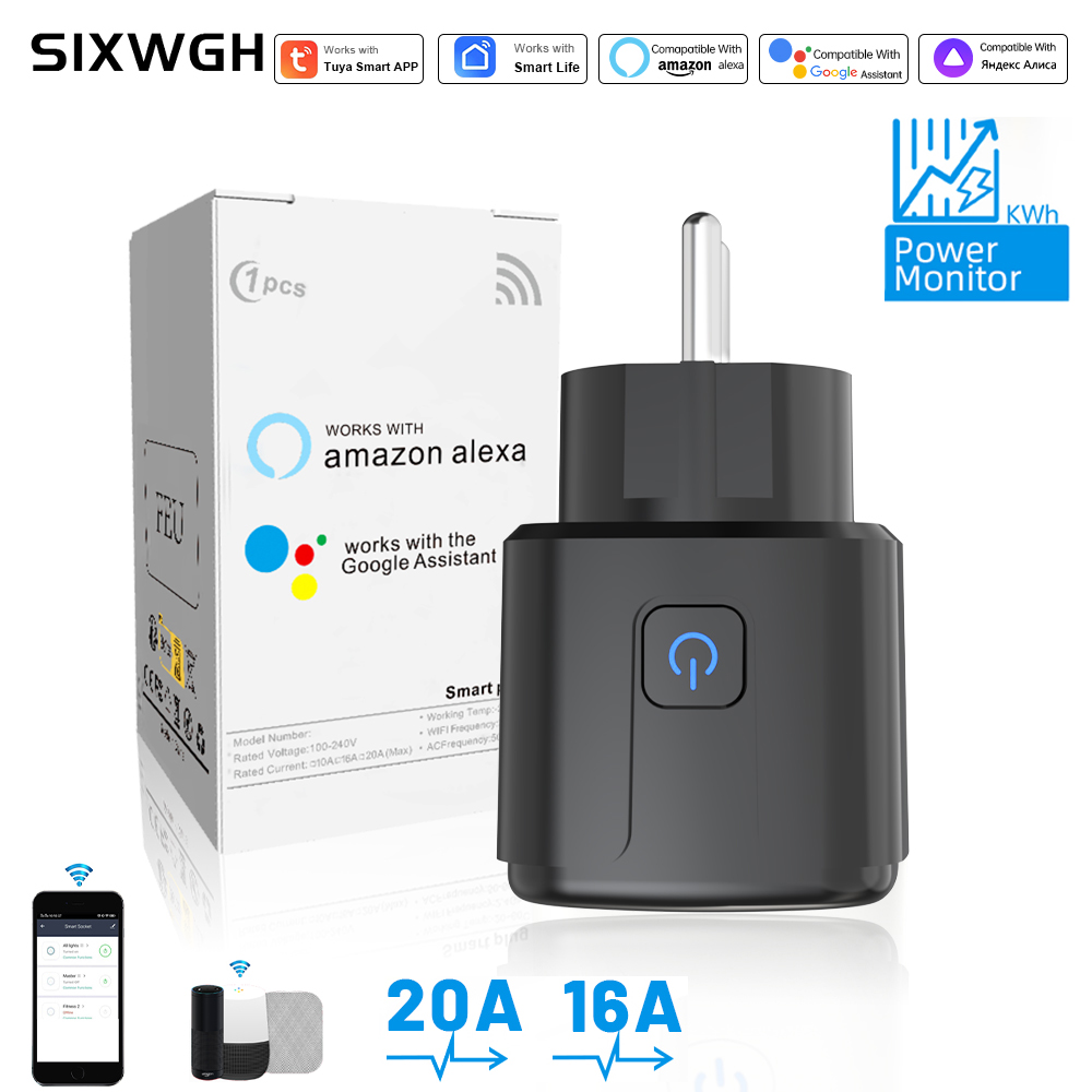 Wifi Smart Plug - Tuya Akıllı Priz WiFi Uzaktan Kumandalı