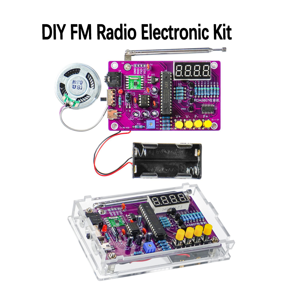 Electronics Project Kit - DIY FM Radyo Elektronik Kiti 87-108MHz