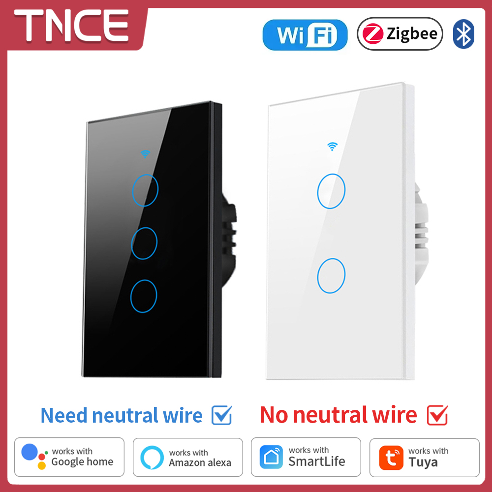 Smart Light Switch Wifi - TNCE Tuya WiFi/Zigbee akıllı işık anahtarı,