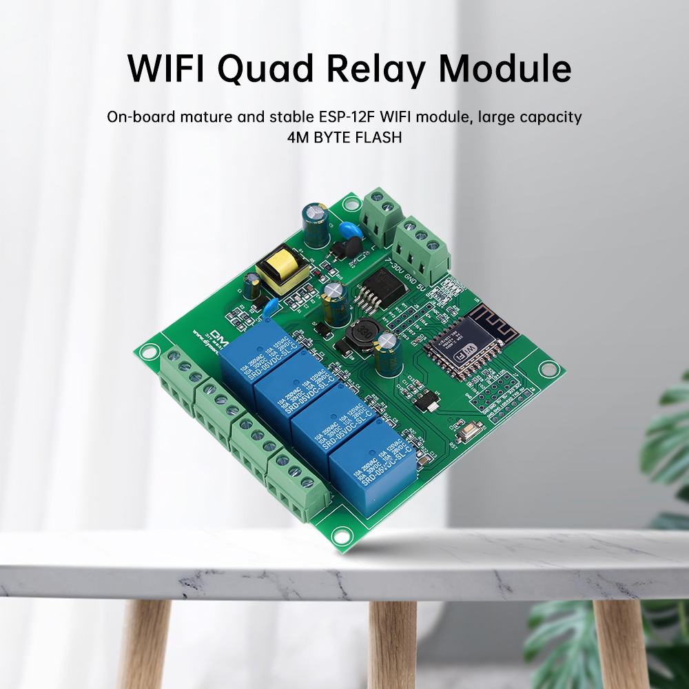 Esp8266 Relay Module - Röle Modülü WiFi 4 Kanallı ESP8266