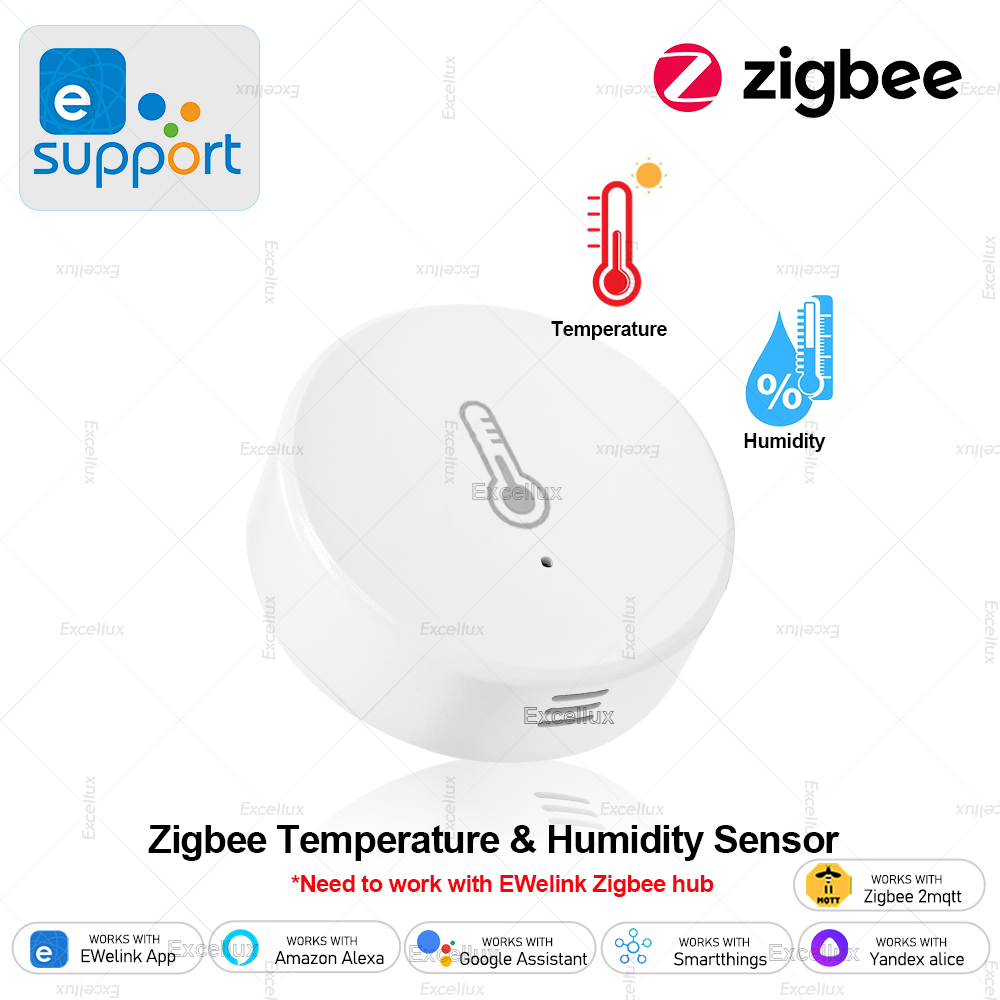 Smart Home Automation Kit - EWelink Akıllı Zigbee Sıcaklık Nem Sensörü