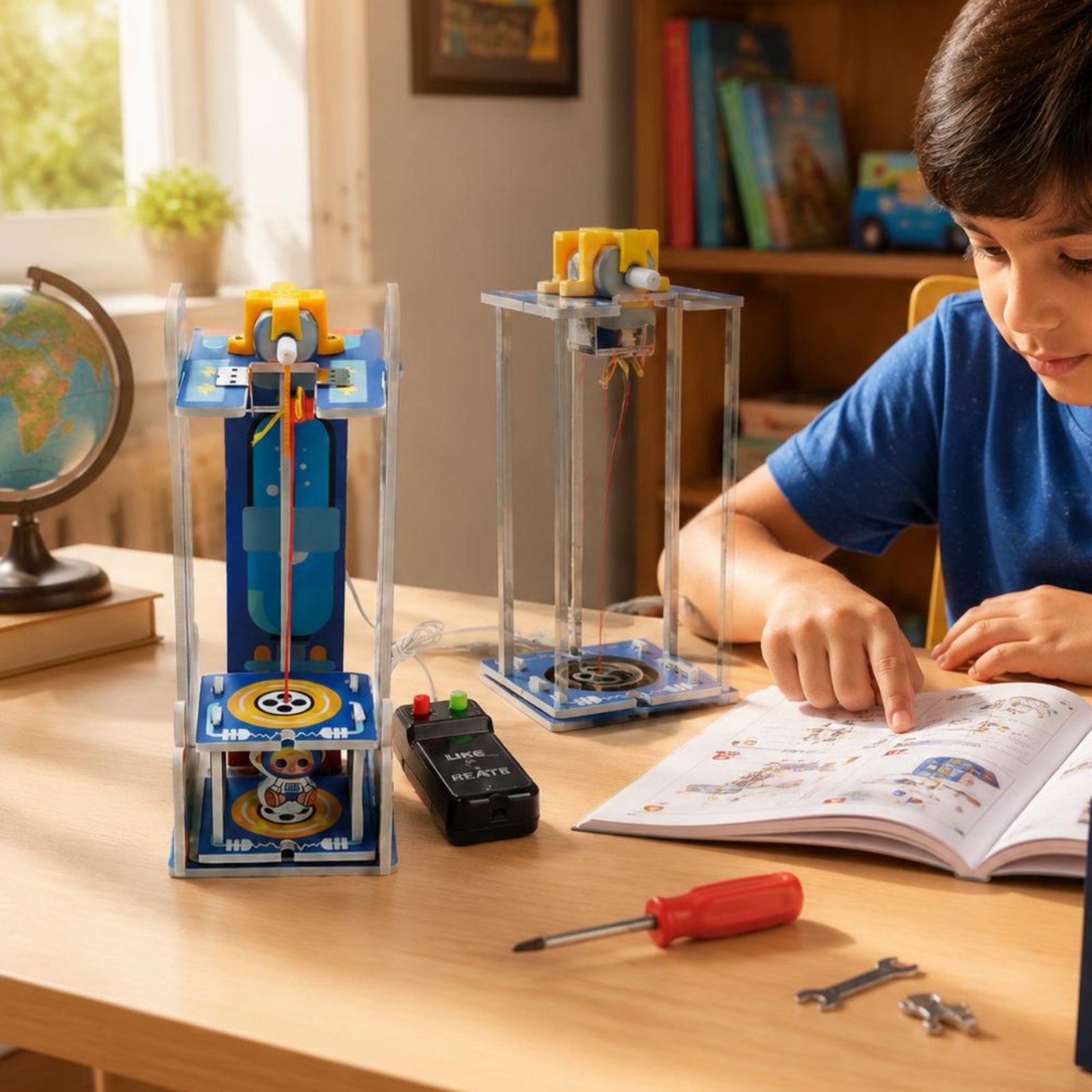 DIY Ahşap Asansör Oyuncak Mode - Stem Robotics Kit incelemesi ve fiyatı