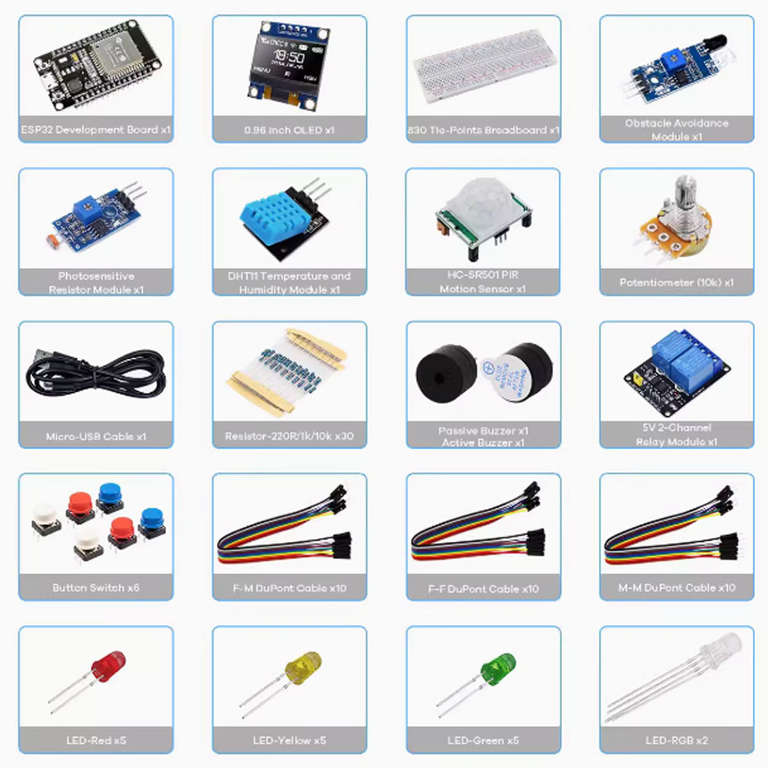 Projeler için Creator Kit, esp - Esp32 Smart Home Kit incelemesi ve fiyatı