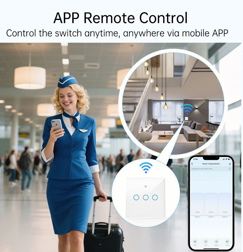 WiFi RF 433mhz Dokunmatik Duva - Smart Light Switch Wifi incelemesi ve fiyatı