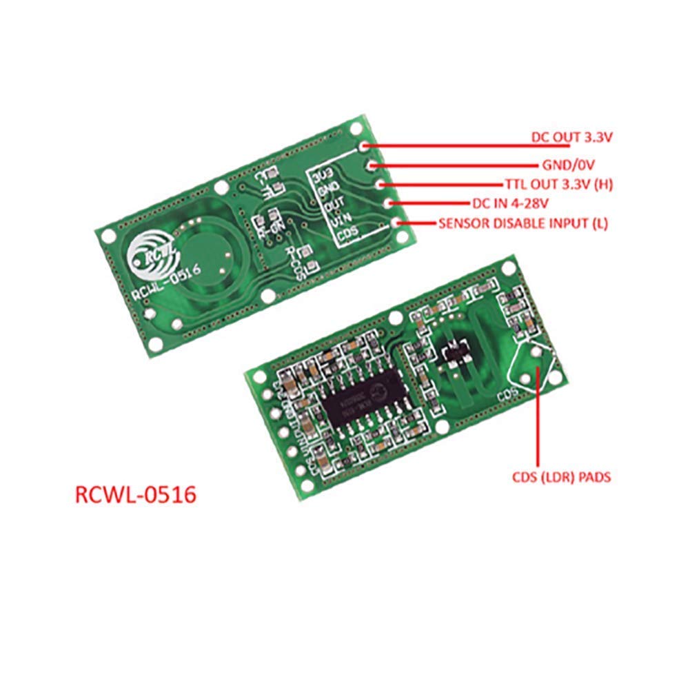 5 adet RCWL-0516 hareket algıl - Esp8266 Relay Module incelemesi ve fiyatı